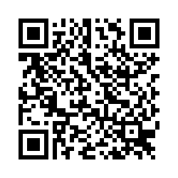 QR code that goes to the application for the Social Justice Scholars program.